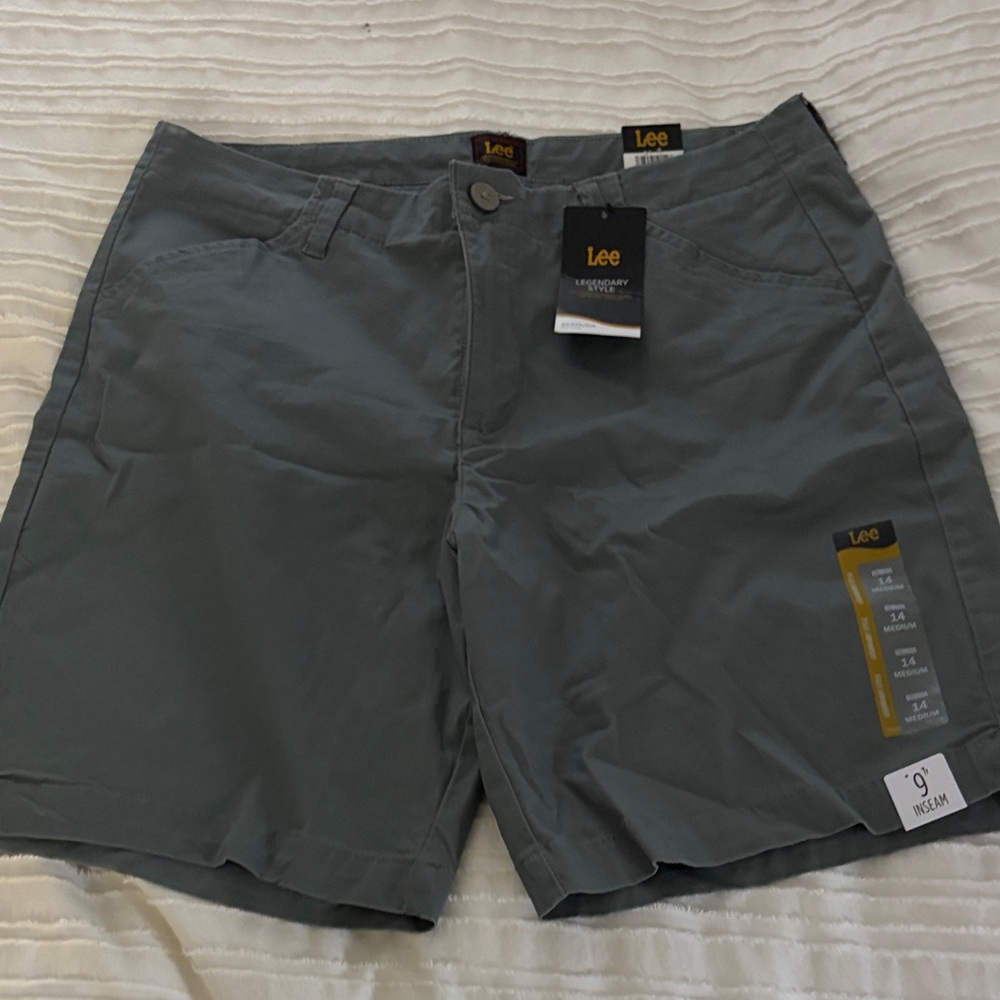 Lee Women's Gray Bermuda Shorts